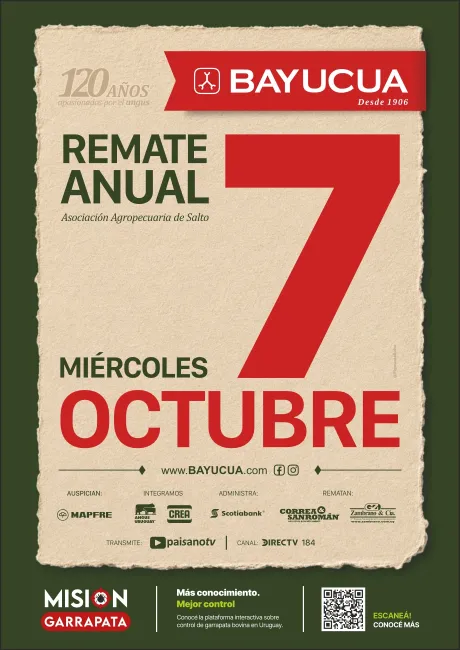 Afiche Remate 2026